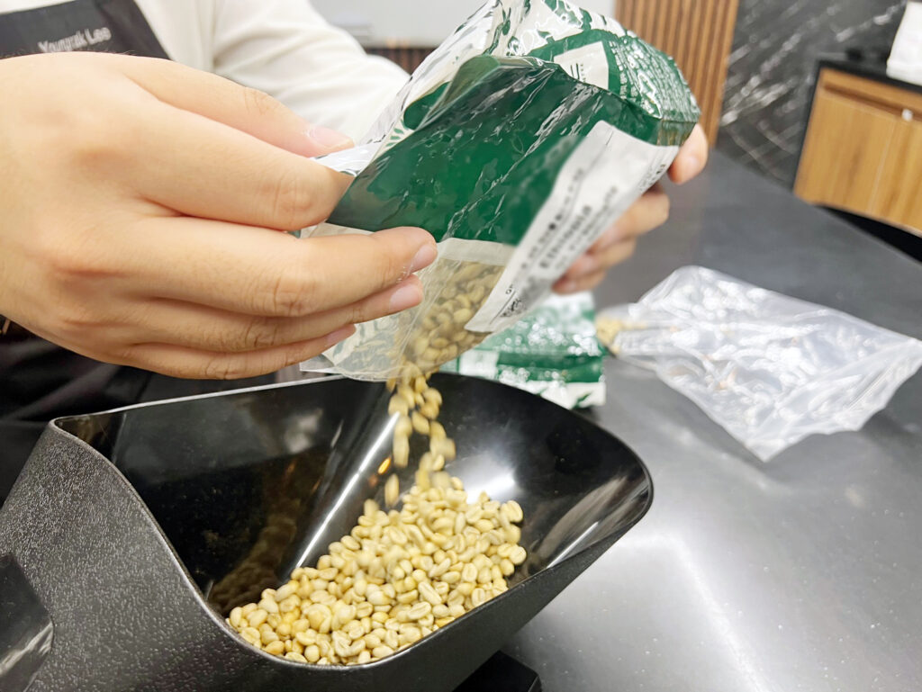 바리스타자격증 로스팅 생두 선별 과정