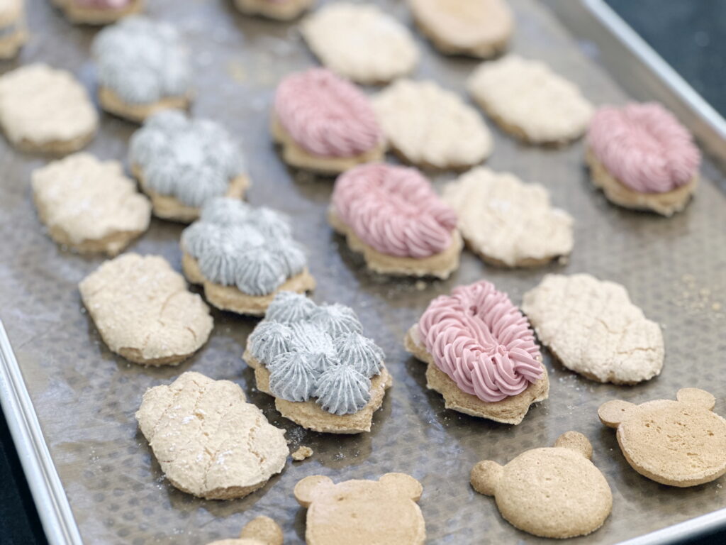 라즈베리 흑임자 다쿠와즈 베이킹클래스 실습