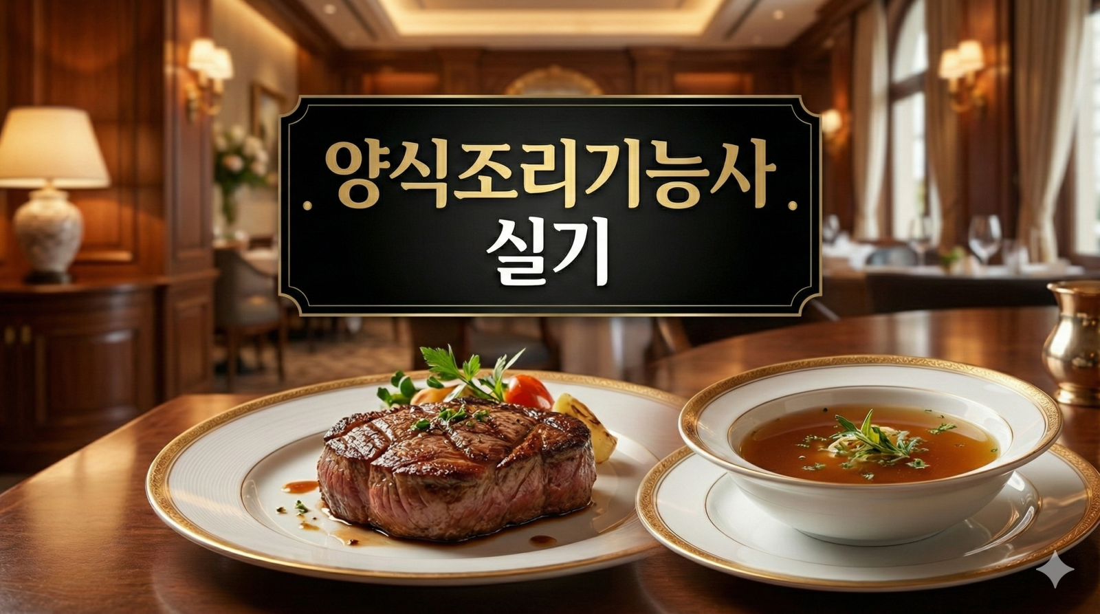 코리아요리아트아카데미-양식조리기능사 실기 메인이미지