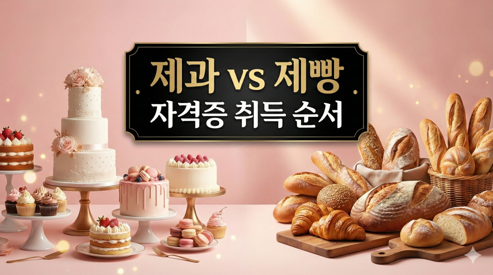 코리아요리아트아카데미-제과제빵자격증 취득 순서