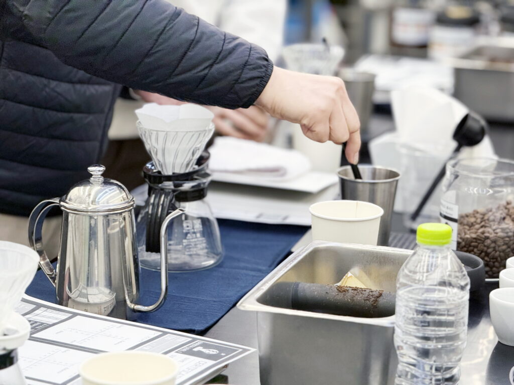 코리아요리아트아카데미 커피학원 GCS 브루잉 핸드드립 실습 현장