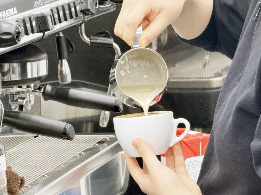 SCA 바리스타자격증 라떼아트 바리스타학원 실습